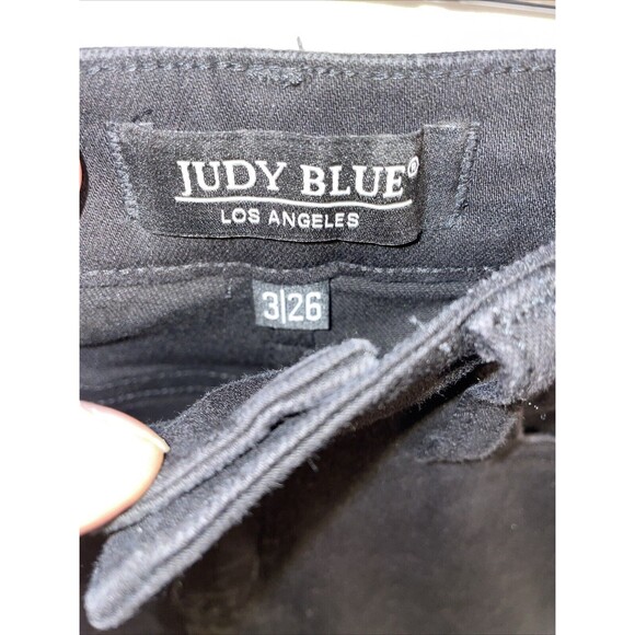 Judy Blue Women’s Skinny Jeans Size 3 Black School College Streetwear City - Picture 2 of 12